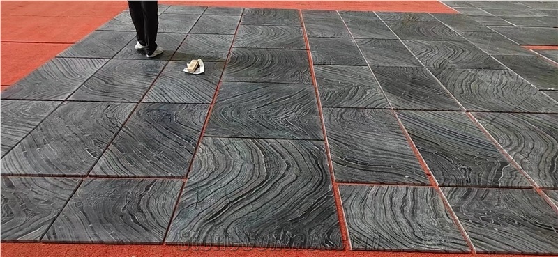 Black Wood Vein Marble Ancient Wood Marble Tiles