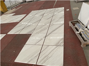 Greece Volakas White Marble Tiles Volakas Marble Tiles