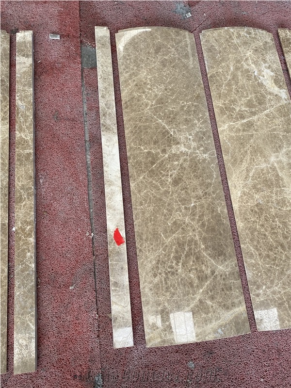 Light Emperador Marble Column Marble Hollow Pillar