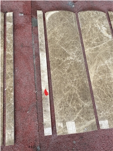 Light Emperador Marble Column Marble Hollow Pillar