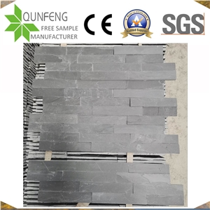 Black Split Face Culture Stone Z China Slate Wall Tiles