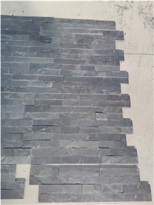 China Black Split Z Stone Cultural Slate Wall Cladding