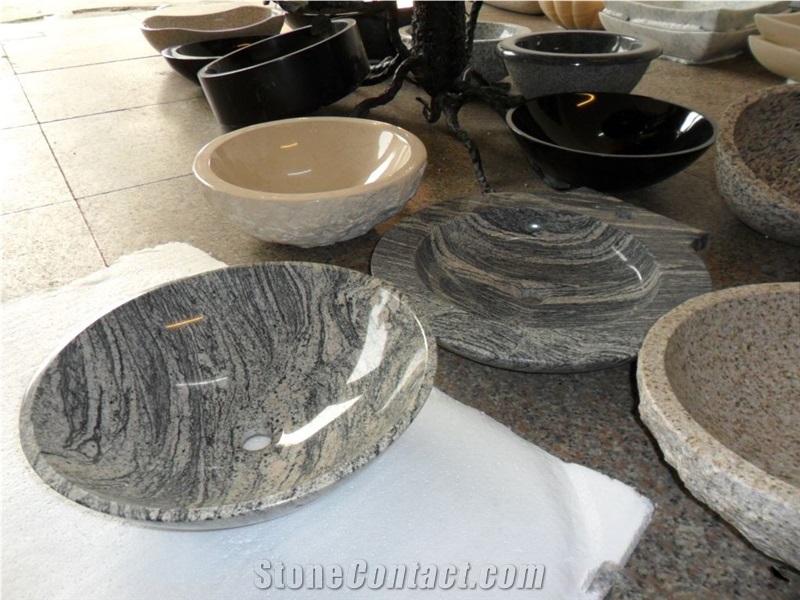 Natural Stone Granite Wash Basin For Toilet Sinks