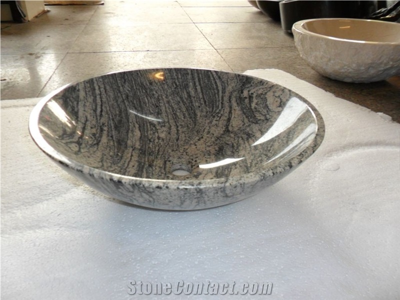 Natural Stone Granite Wash Basin For Toilet Sinks