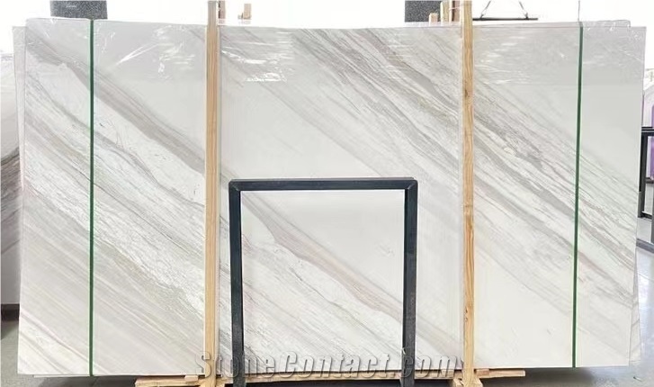 Big Size Old Volakas White Factory Polished Marble Slab