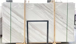Big Size Old Volakas White Factory Polished Marble Slab