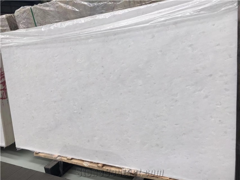 Big Stock Gentle White Jade Polished Slab Factory
