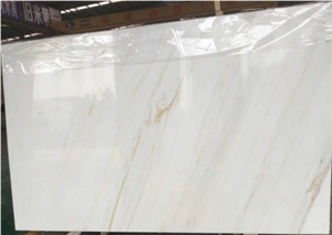 Excellent Quality Golden Silk Polished Marble Slab