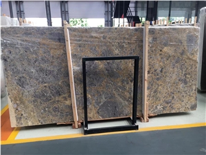 Good Quality Turkey Thunder Golden Marble Slabs