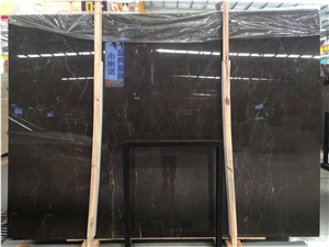 Hot Sales Big Size Brownish Mousse Marble Slabs