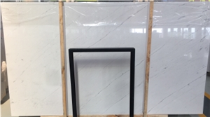 Superior Quality Bianco Sivec Polished Marble Slab