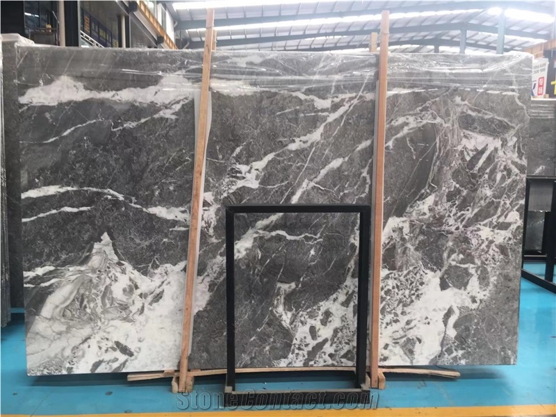 Superior Quality Dream Grey Polished Big Marble Slab