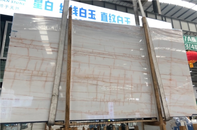 Superior Quality Spider White Onyx Polished Stock Slab