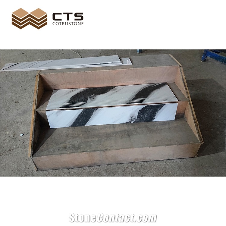 Custom Design Panda White Interior Home Step Riser Design