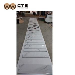 Highly Imitated Panda White Sintered Stone Stair Steps