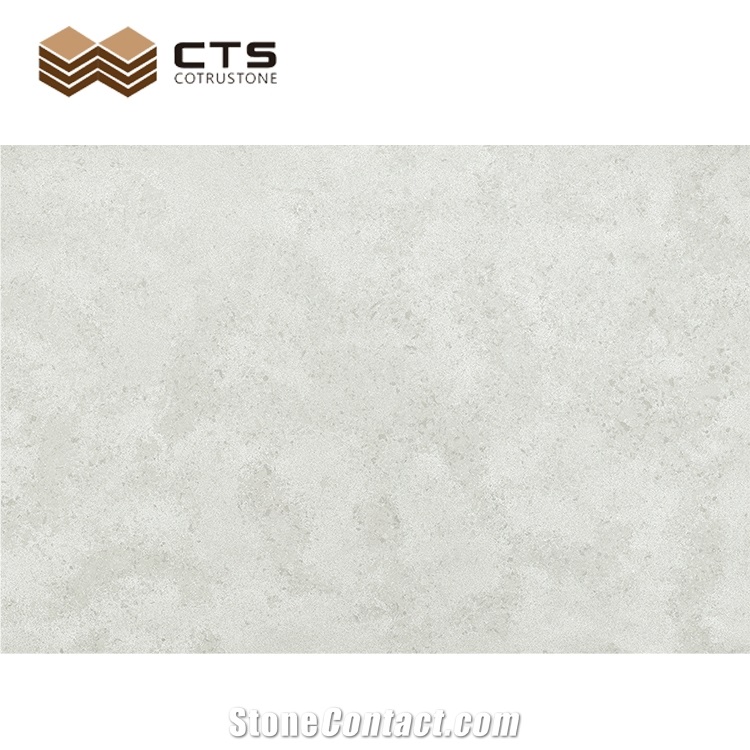 Leather Surface Grey Quartz Slab