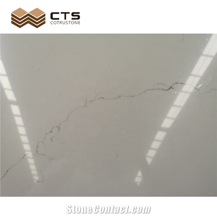Statuario White Quartz White Basic Color Wholesale Price