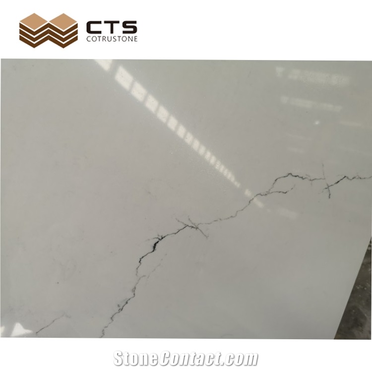 Statuario White Quartz White Basic Color Wholesale Price