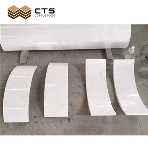 Ariston White Pure Color Church Pillars Curve Tiles