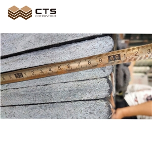 Black Galaxy Granite Countertop Bullnose Edge 2400Mm*60Mm Polished