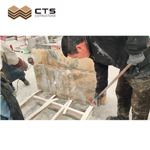 Feature Custom Table Tops Onyx Stone Thick Glass Protection