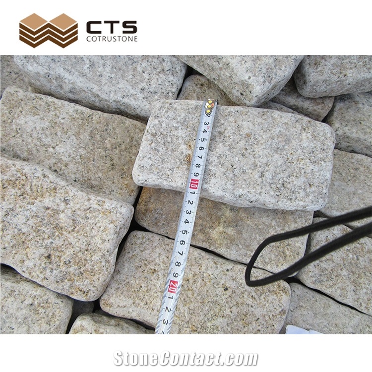 G682 Feature Outdoor Garden Cheap Quality Cobblestone, Pavers, Cube Stone