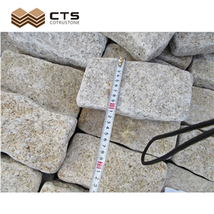 G682 Feature Outdoor Garden Cheap Quality Cobblestone, Pavers, Cube Stone