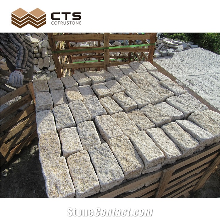 G682 Feature Outdoor Garden Cheap Quality Cobblestone, Pavers, Cube Stone