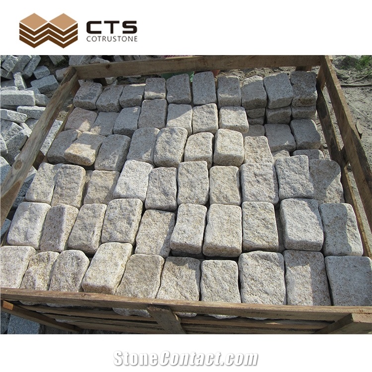 G682 Feature Outdoor Garden Cheap Quality Cobblestone, Pavers, Cube Stone
