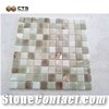 Luxury Styles Green Onyx Mosaic Tiles House Decoration