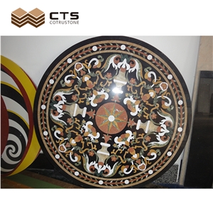 Luxury Styles Water-Jet Round Rectangle Shape Room Flooring Stone Medallions