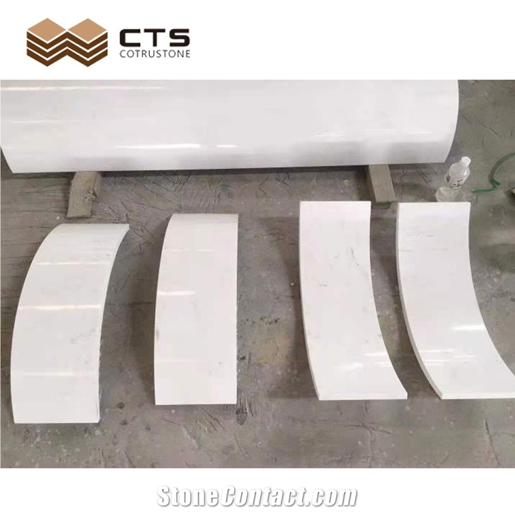 New Ariston White Marble Column Veneer Skin