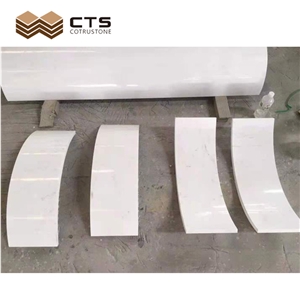 New Ariston White Marble Column Veneer Skin