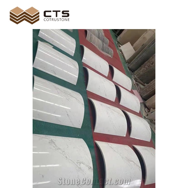 New Ariston White Marble Column Veneer Skin