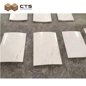 New Ariston White Marble Column Veneer Skin