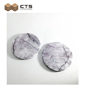 New York Marble Drink Coaster Feature Home Table Decor