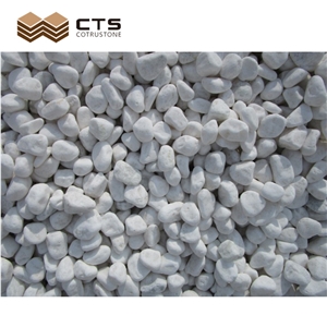Pure White Wholesale Per Ton White Pebble Park Decoration