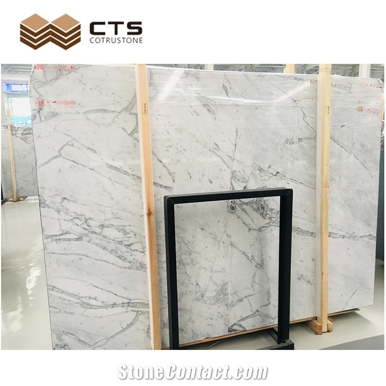 Royal Golden White Marble Modern Style Customized Select