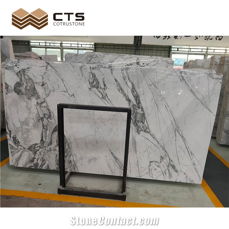 Royal Golden White Marble Modern Style Customized Select