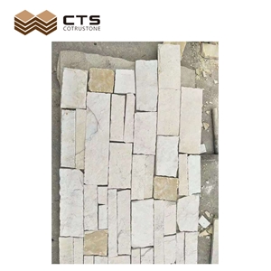 Villa Veneer Wall Cladding Panels White Sand Nature Surface