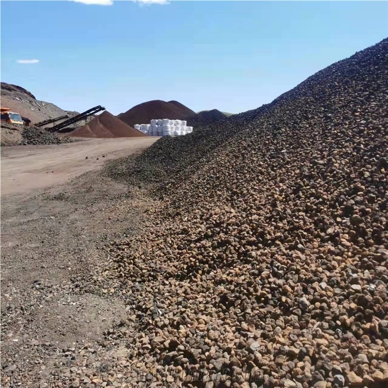 Natural Black Volcanic Rock Lava Stone Pebble Stone, Crushed Stone
