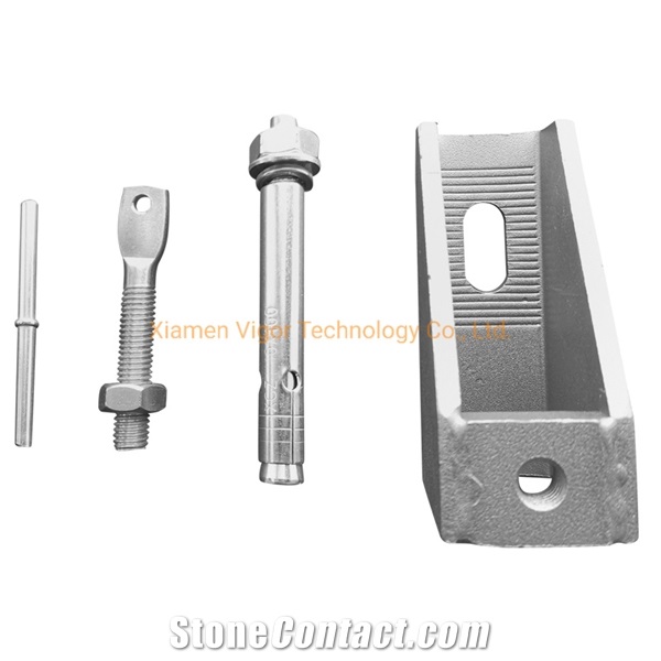 Adjustable Arm Stone Fixing Bracket For Curtain Wall Systems