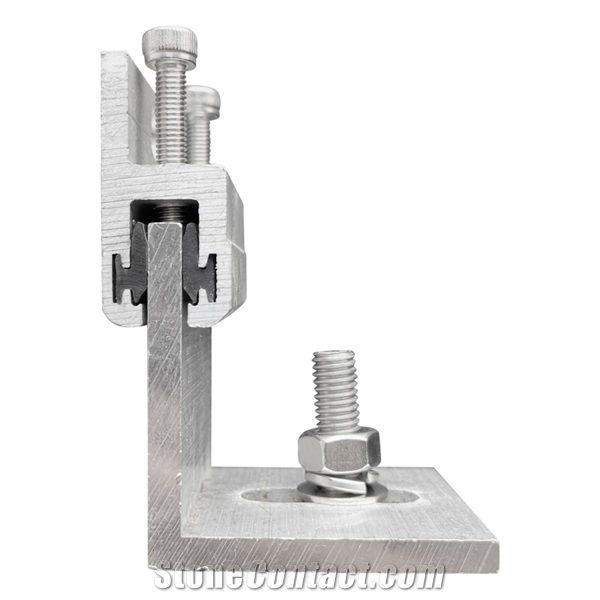H Type Aluminium Stone Bracket Dry Hanging System