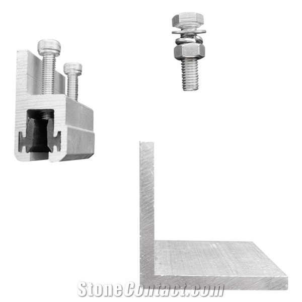 H Type Aluminium Stone Bracket Dry Hanging System