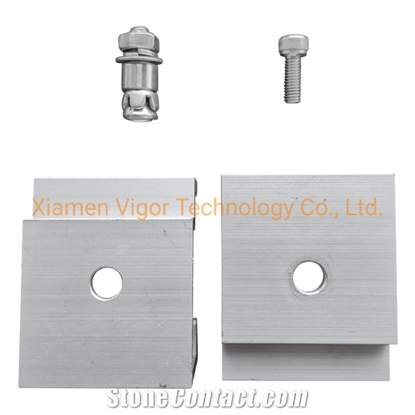 Stone Fastener Panel Accessories For Curtain Wall Fixing