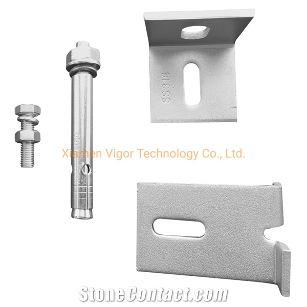 Stone Fixing Anchor Marble Granite Wall Mounting  Brackets