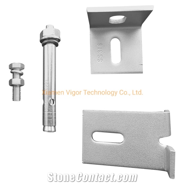 Stone Fixing Anchor Marble Granite Wall Mounting  Brackets