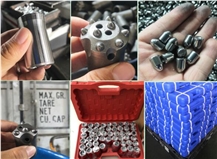 Taper Button Drill Bits For Granite And Marble Drilling
