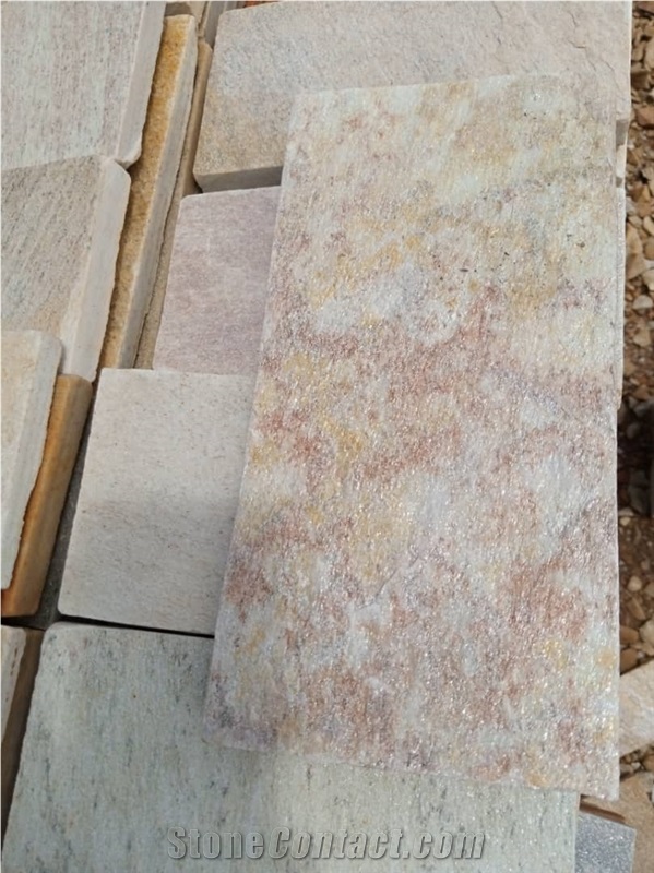 Pink Crecel Quartzite Tiles