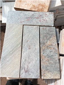 Silver Sunset Quartzite Paving Tiles Slabs Benin